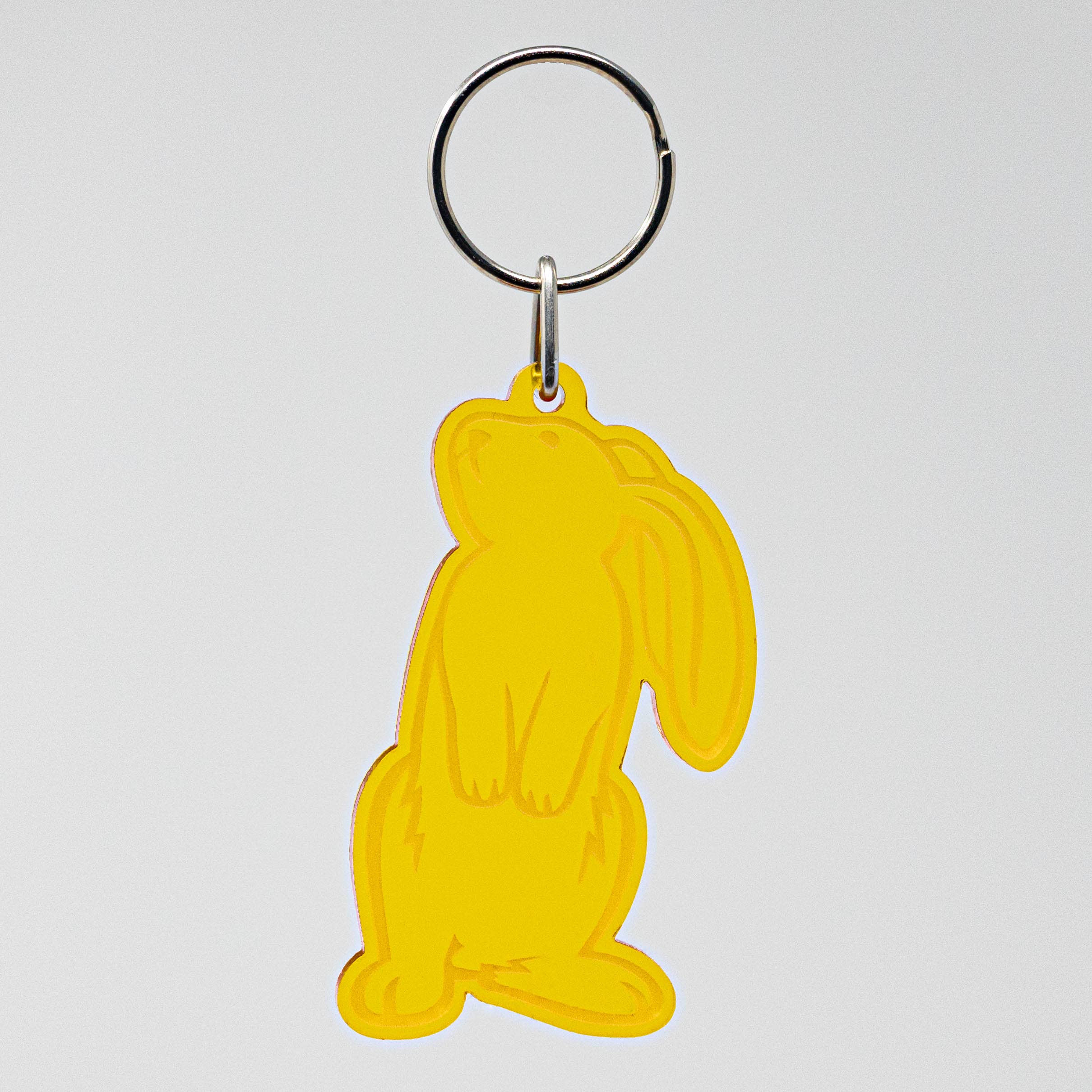 Image of Bunny - Acrylic Keychain - Perfect for Animal Lovers!