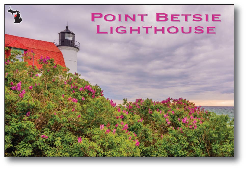 POINT BETSIE LIGHTHOUSE - Michigan Postcard