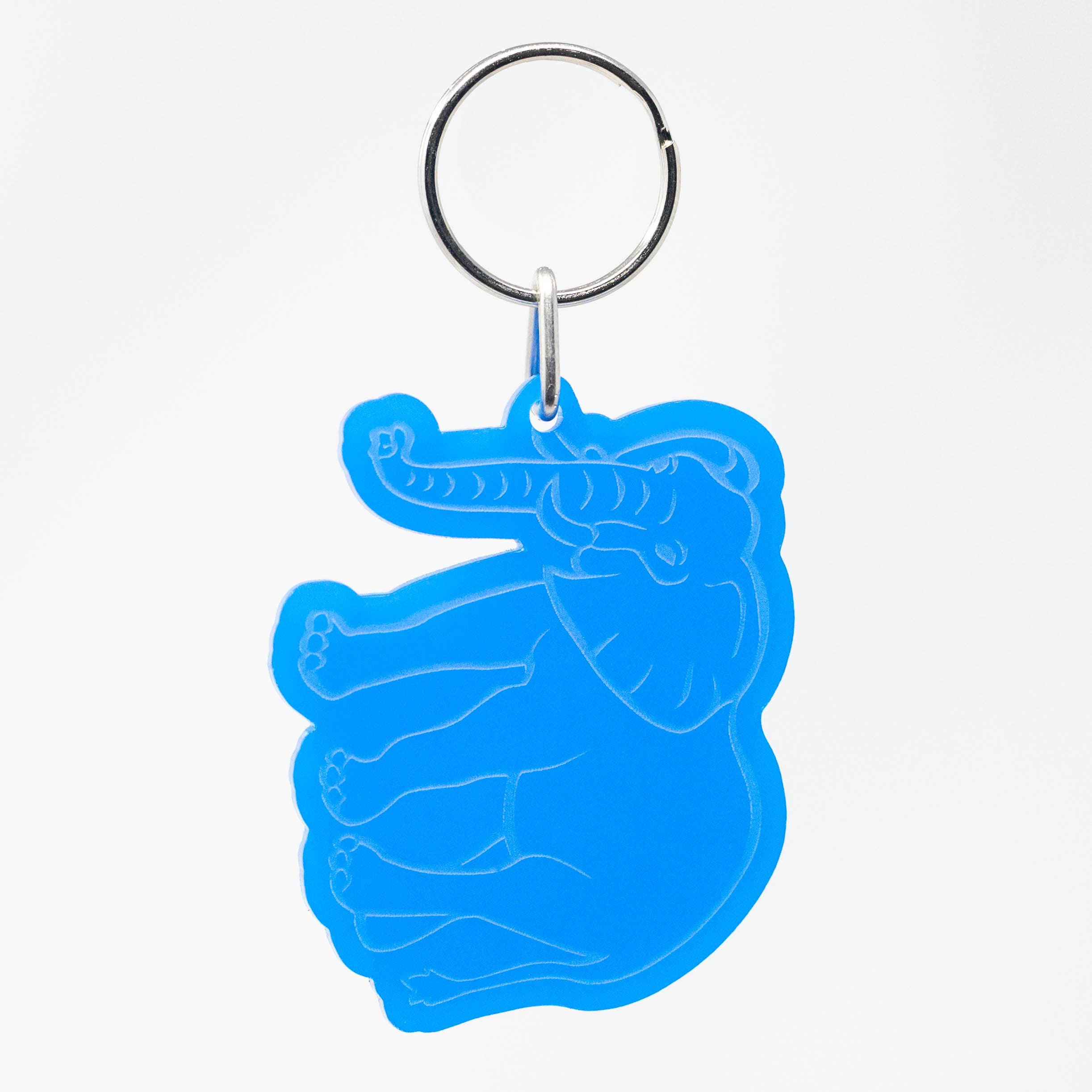 Image of Elephant - Acrylic Keychain - Perfect for Wildlife Lovers!