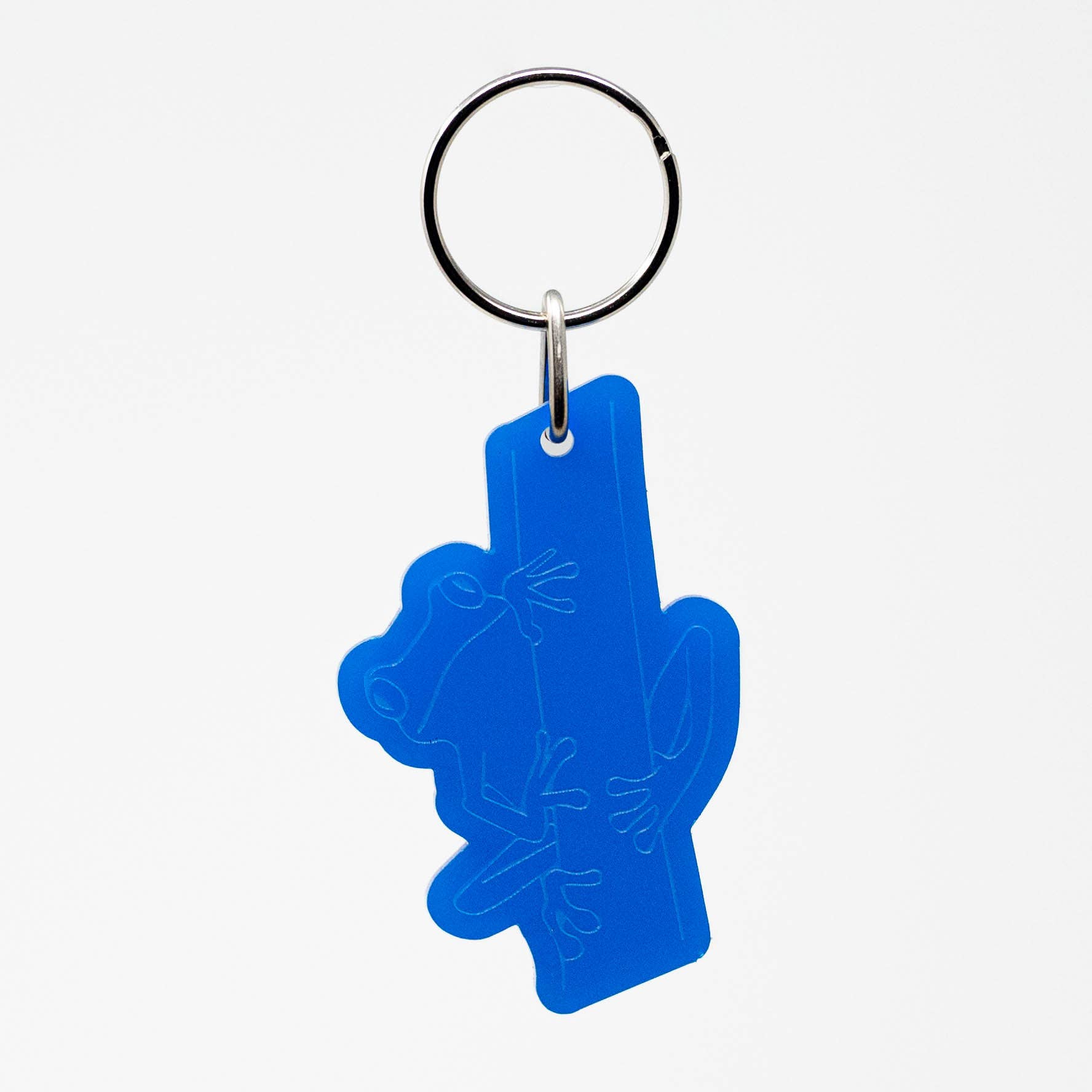 Image of Frog - Acrylic Keychain - Perfect for Nature Lovers!
