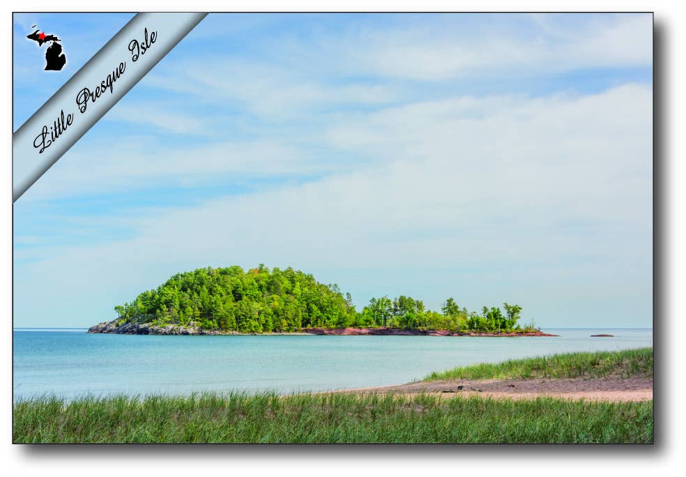 LITTLE PRESQUE ISLE PARK - Michigan Postcard