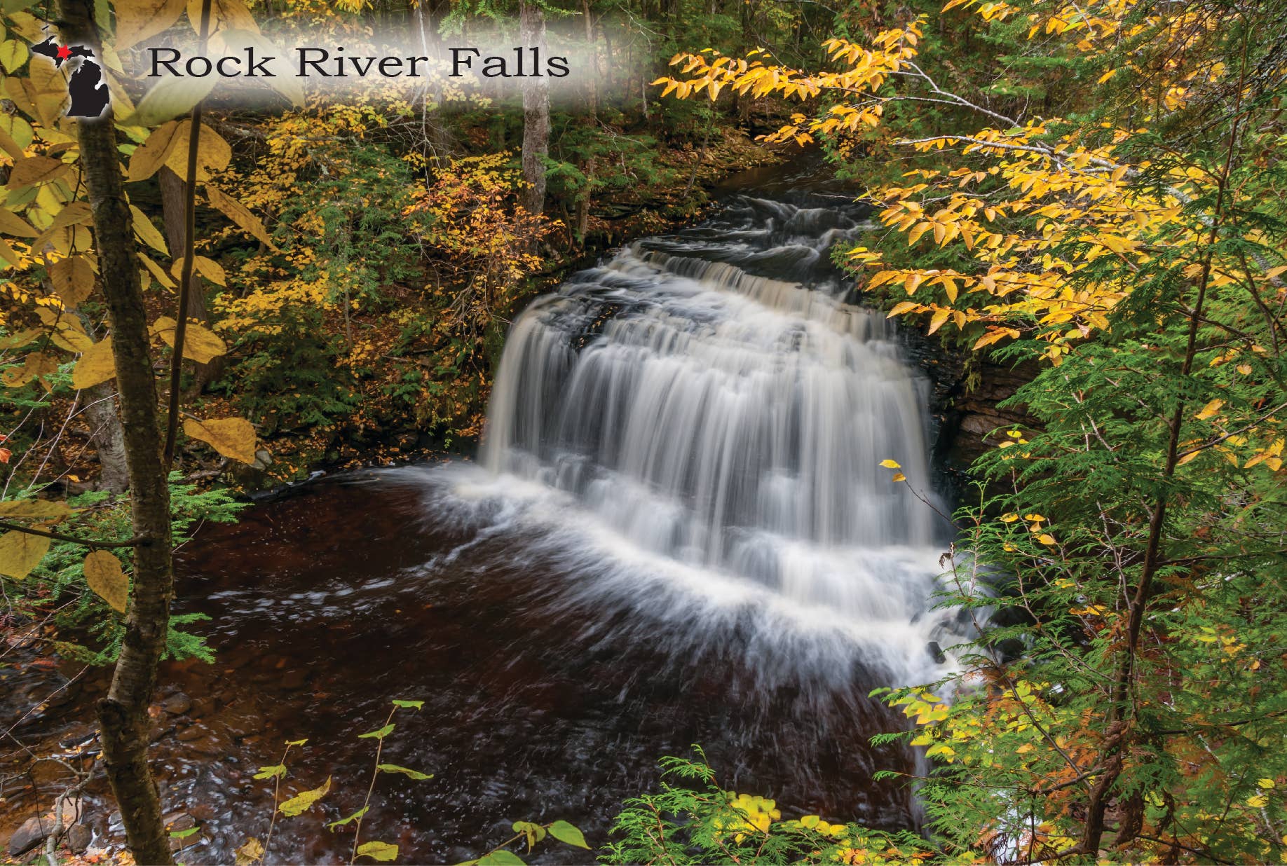 Rock River Falls | Postcard
