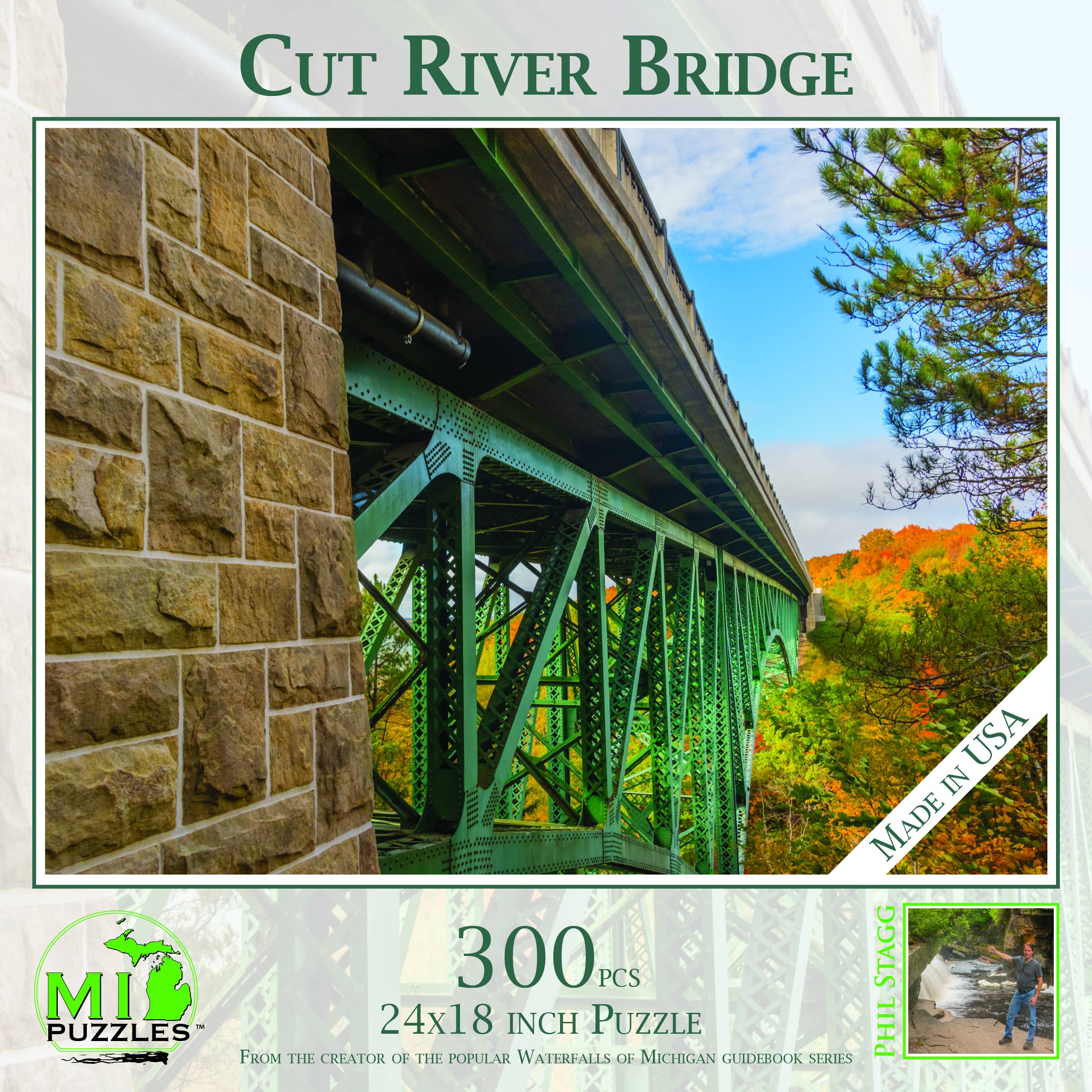 Image of Cut River Bridge - 300 Piece Michigan Puzzle