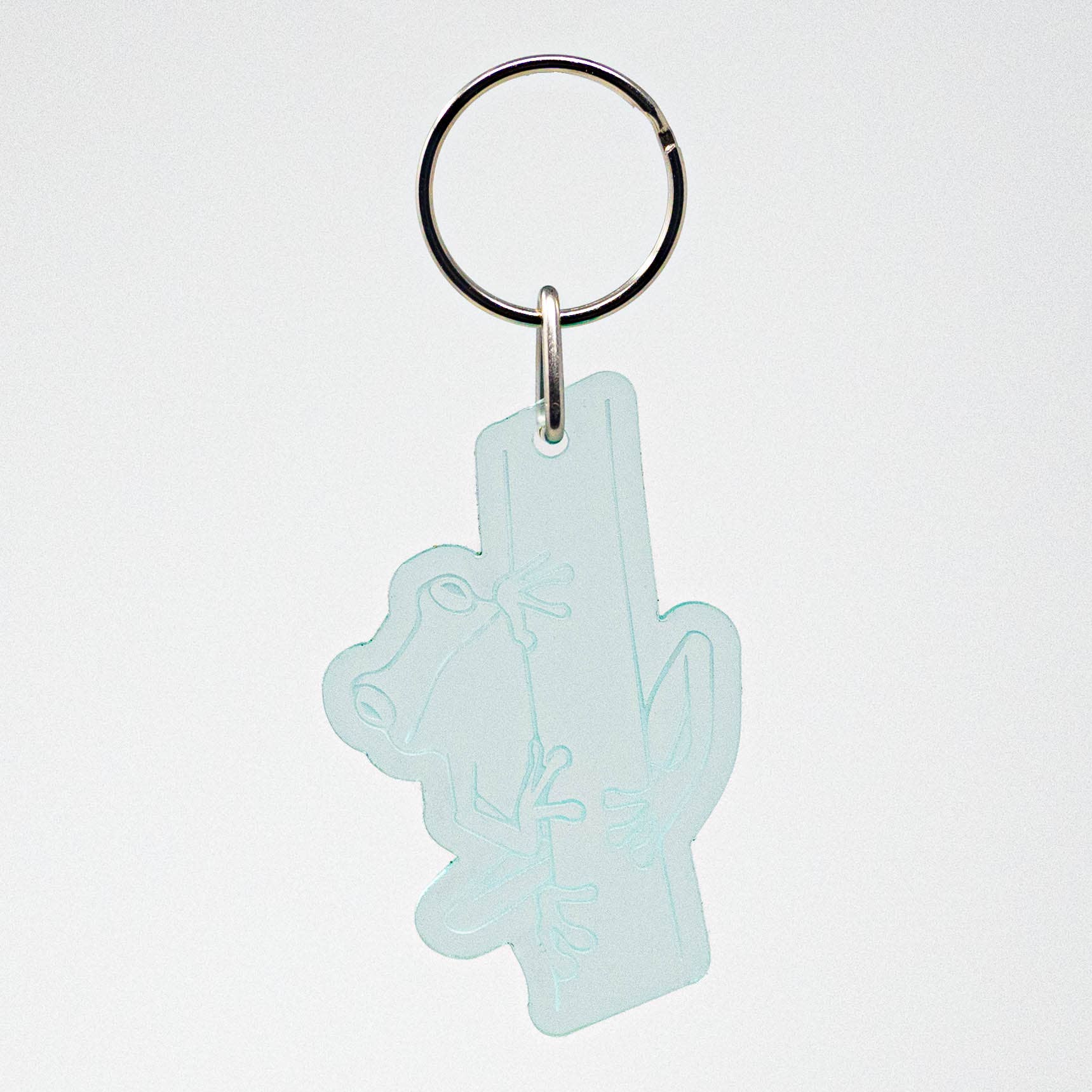 Image of Frog - Acrylic Keychain - Perfect for Nature Lovers!