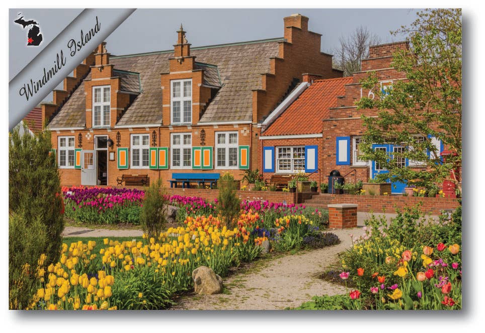 WINDMILL ISLAND GARDENS - Michigan Postcard