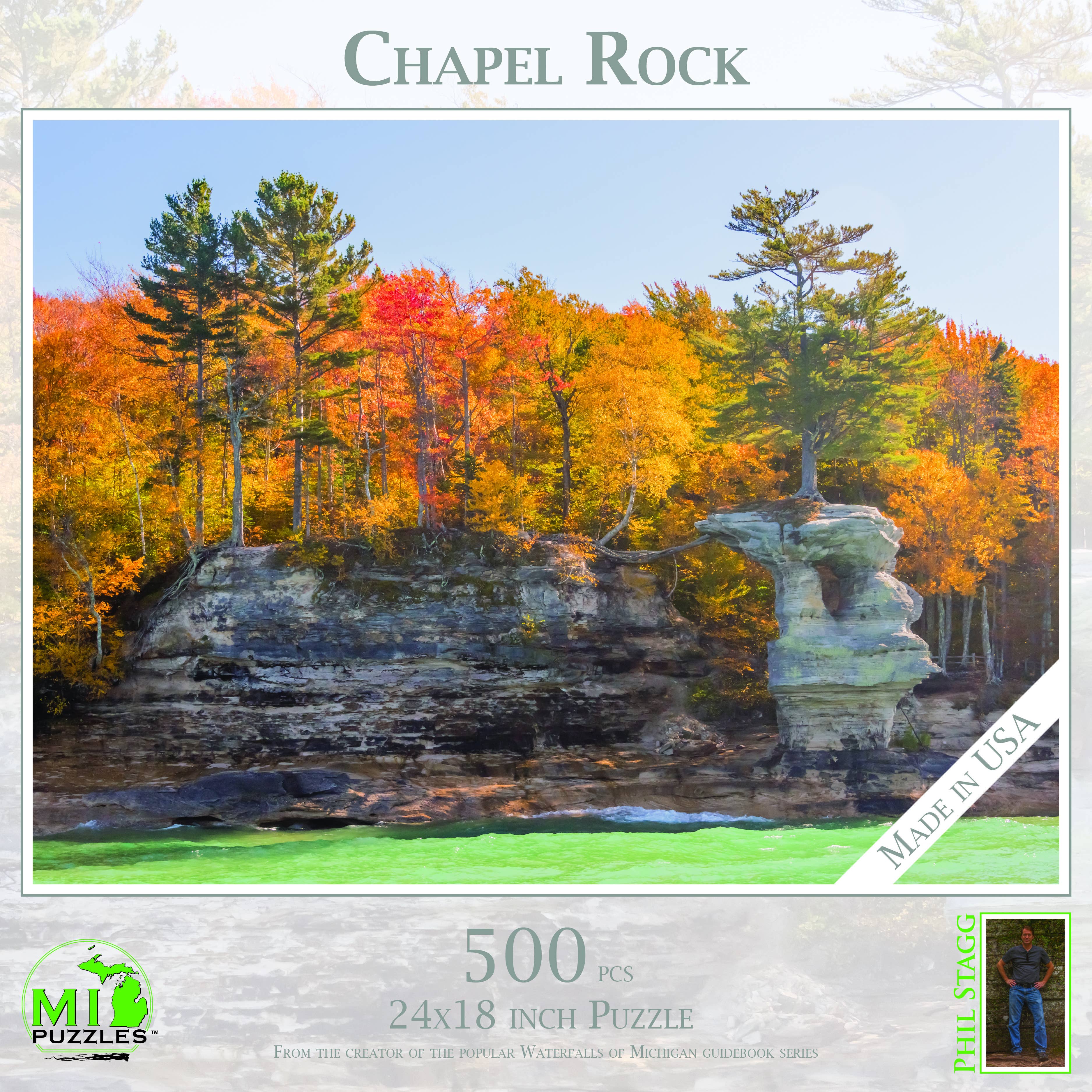 Image of Chapel Rock - 500 Piece Michigan Puzzle