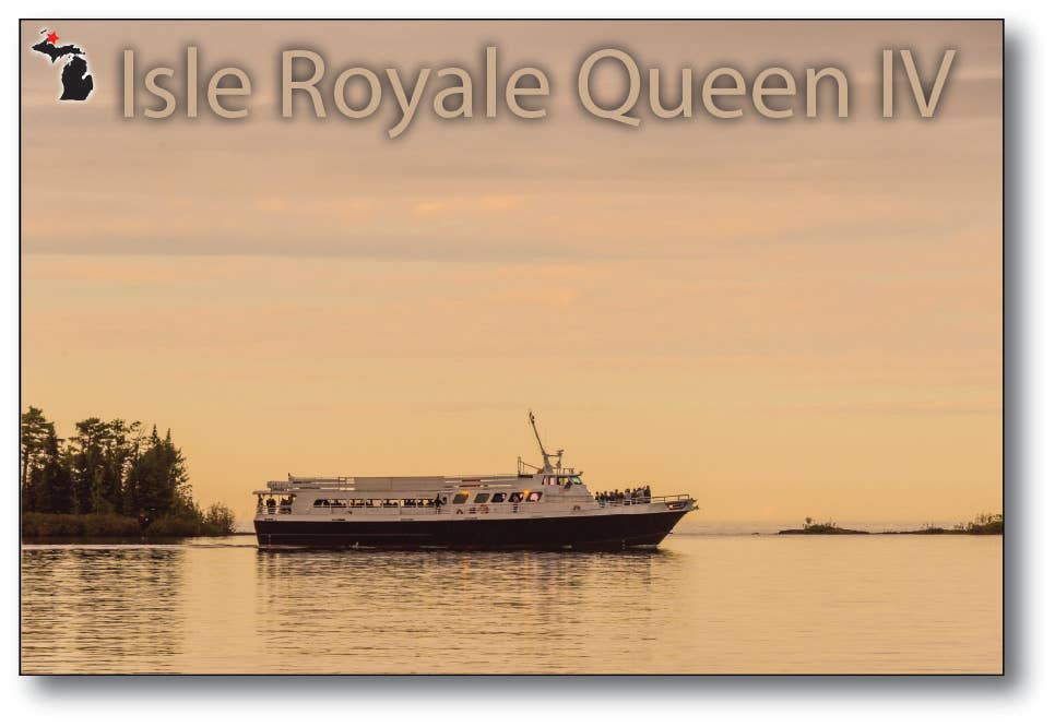 Image of ISLE ROYAL QUEEN IV Postcard