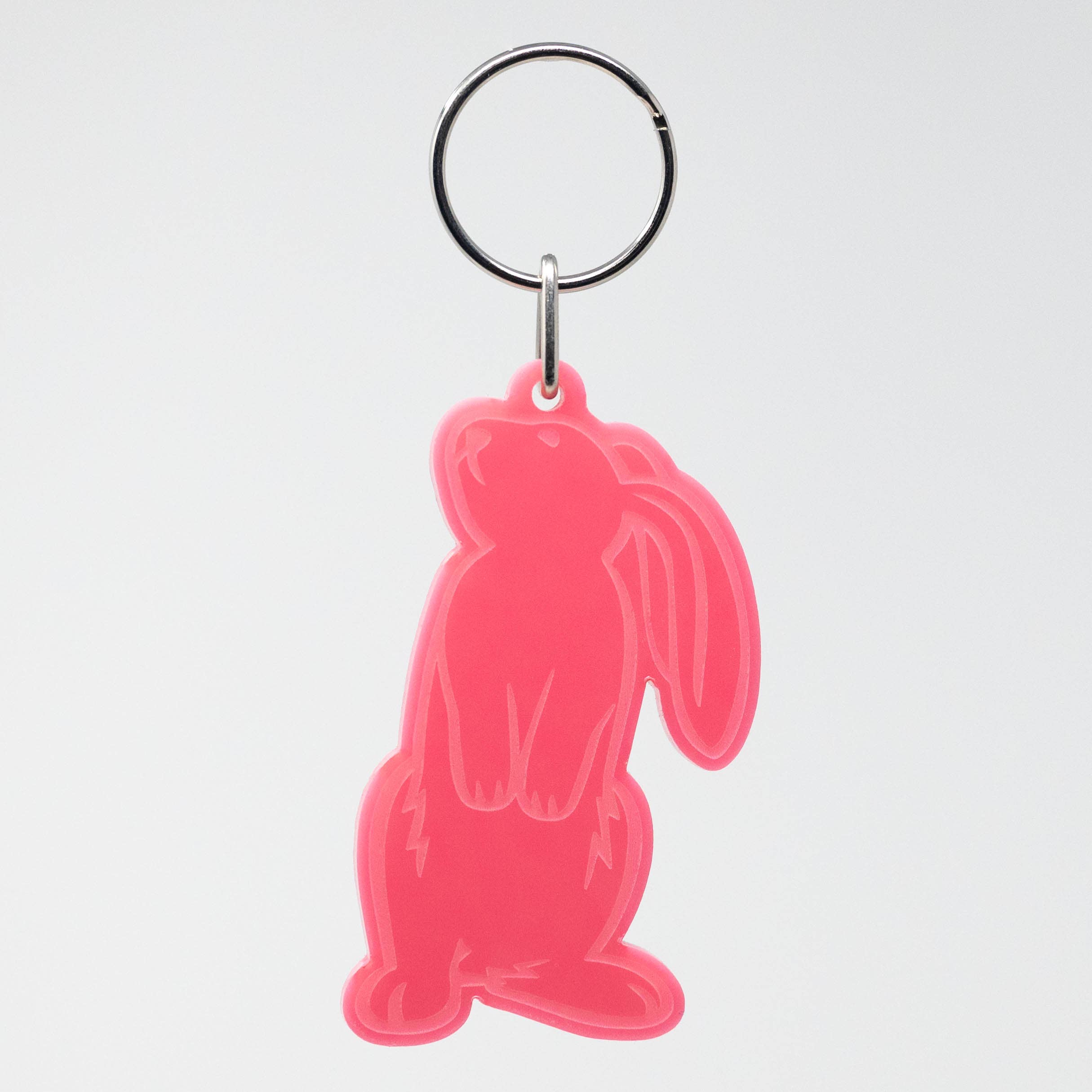 Image of Bunny - Acrylic Keychain - Perfect for Animal Lovers!