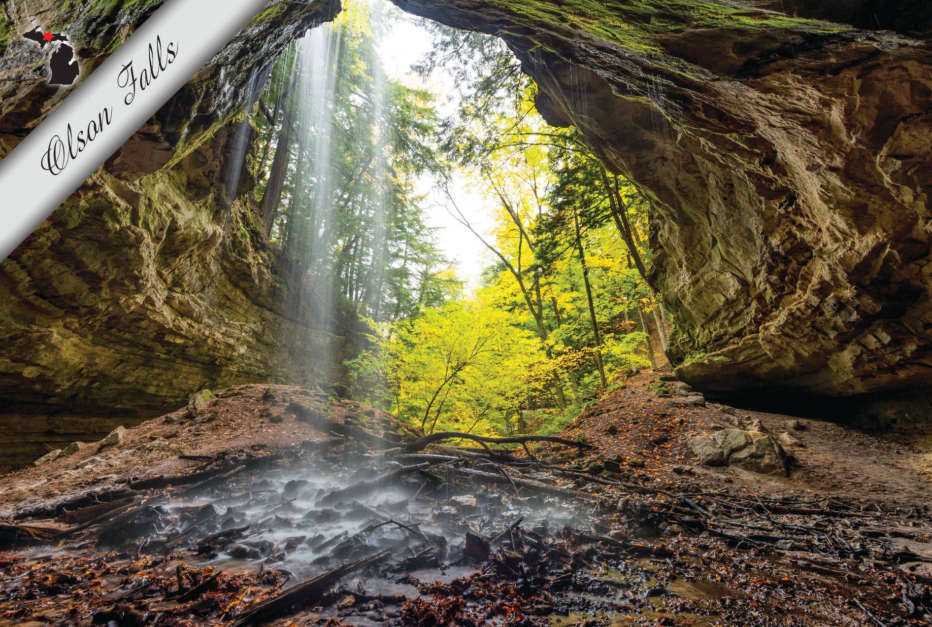 Olson Falls | Postcard