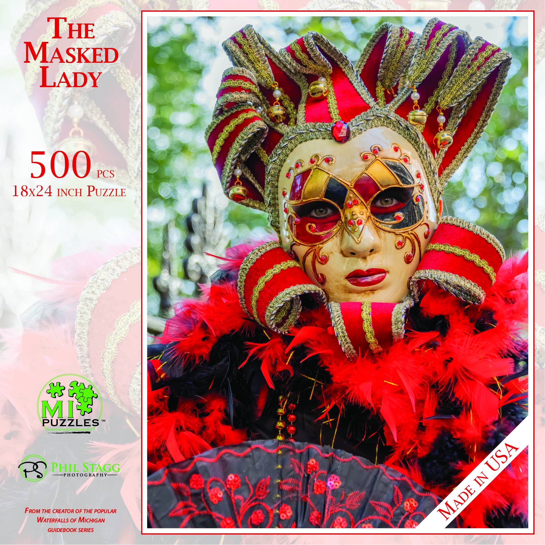 The Masked Lady - 500 Piece Puzzle