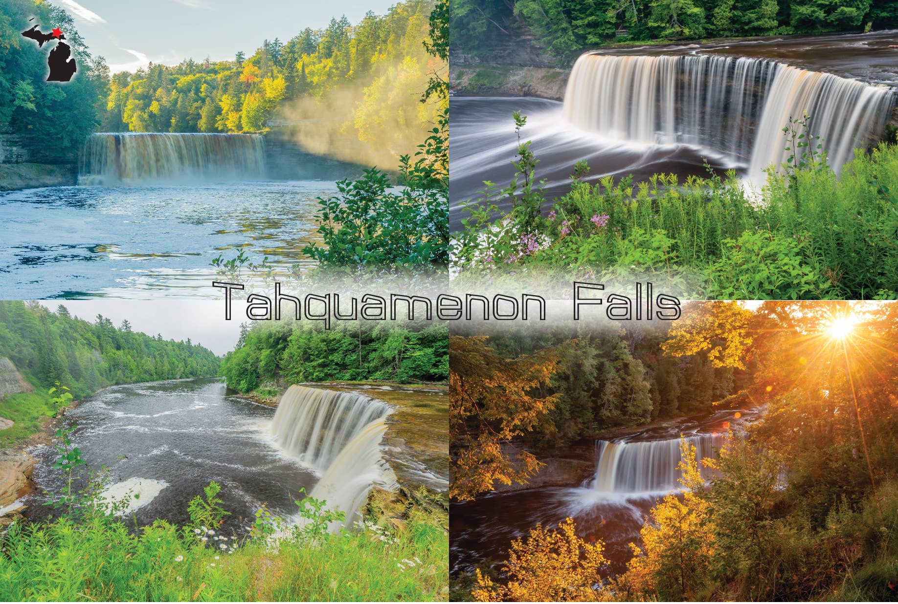 Tahquamenon Falls | Postcard - Memory of Nature's Grandeur