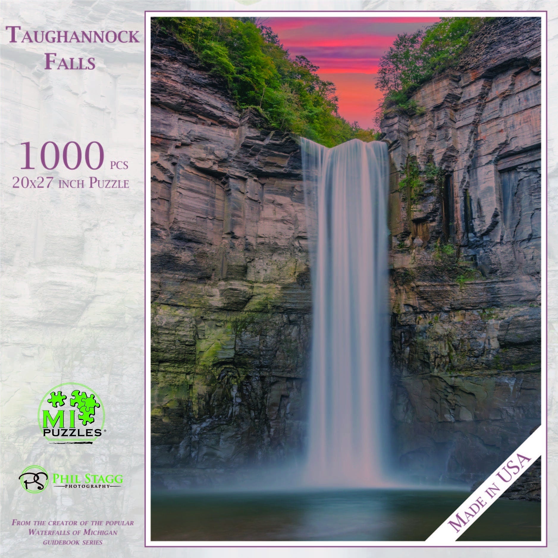 Image of Taughannock Falls - 1000 Piece Jigsaw Puzzle - MI Puzzles by Phil Stagg Photography