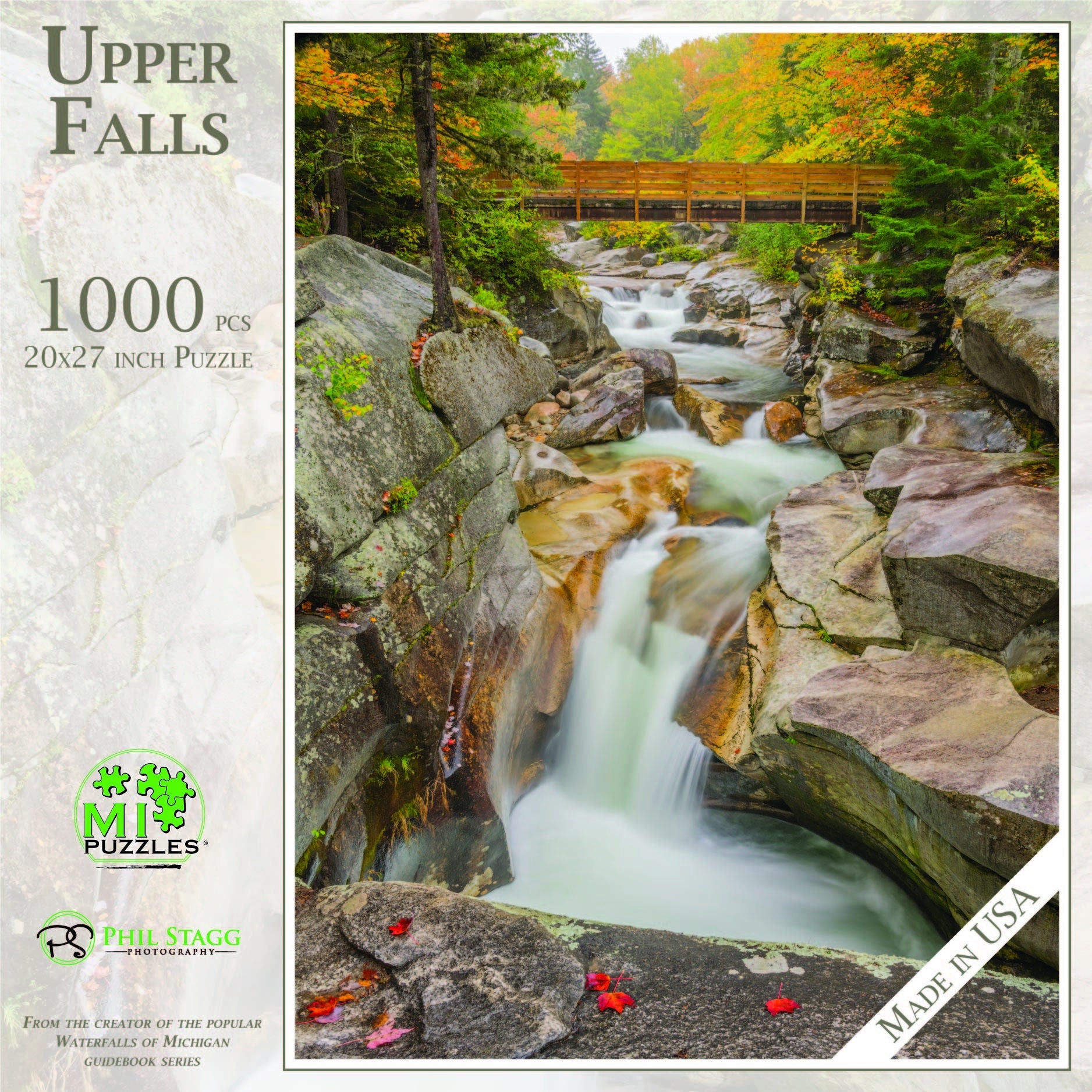 Upper Falls - 1000 Piece Jigsaw Puzzle - MI Puzzles by Phil Stagg Photography