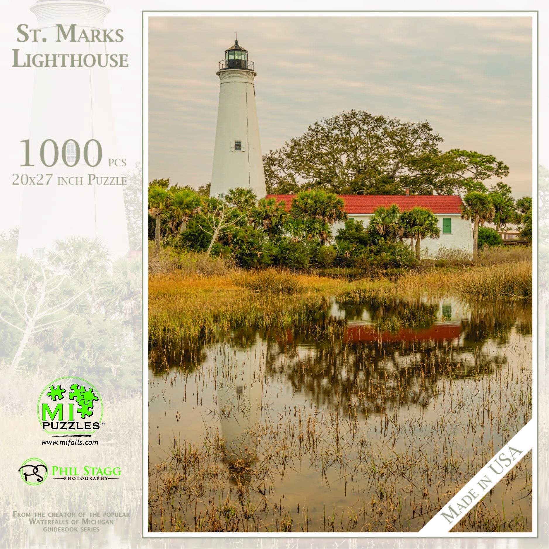 ST. MARKS LIGHTHOUSE - 1000 Piece Jigsaw Puzzle - MI Puzzles by Phil Stagg Photography