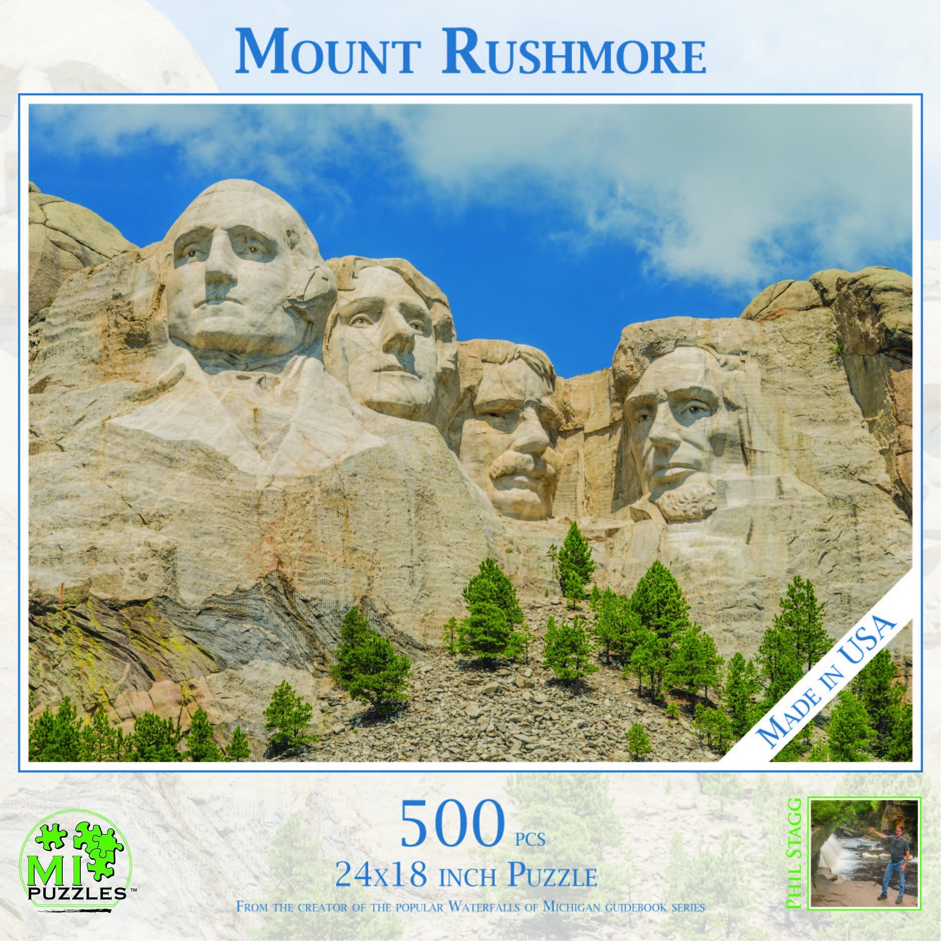Mount Rushmore - 500 Piece Jigsaw Puzzle - MI Puzzles by Phil Stagg Photography