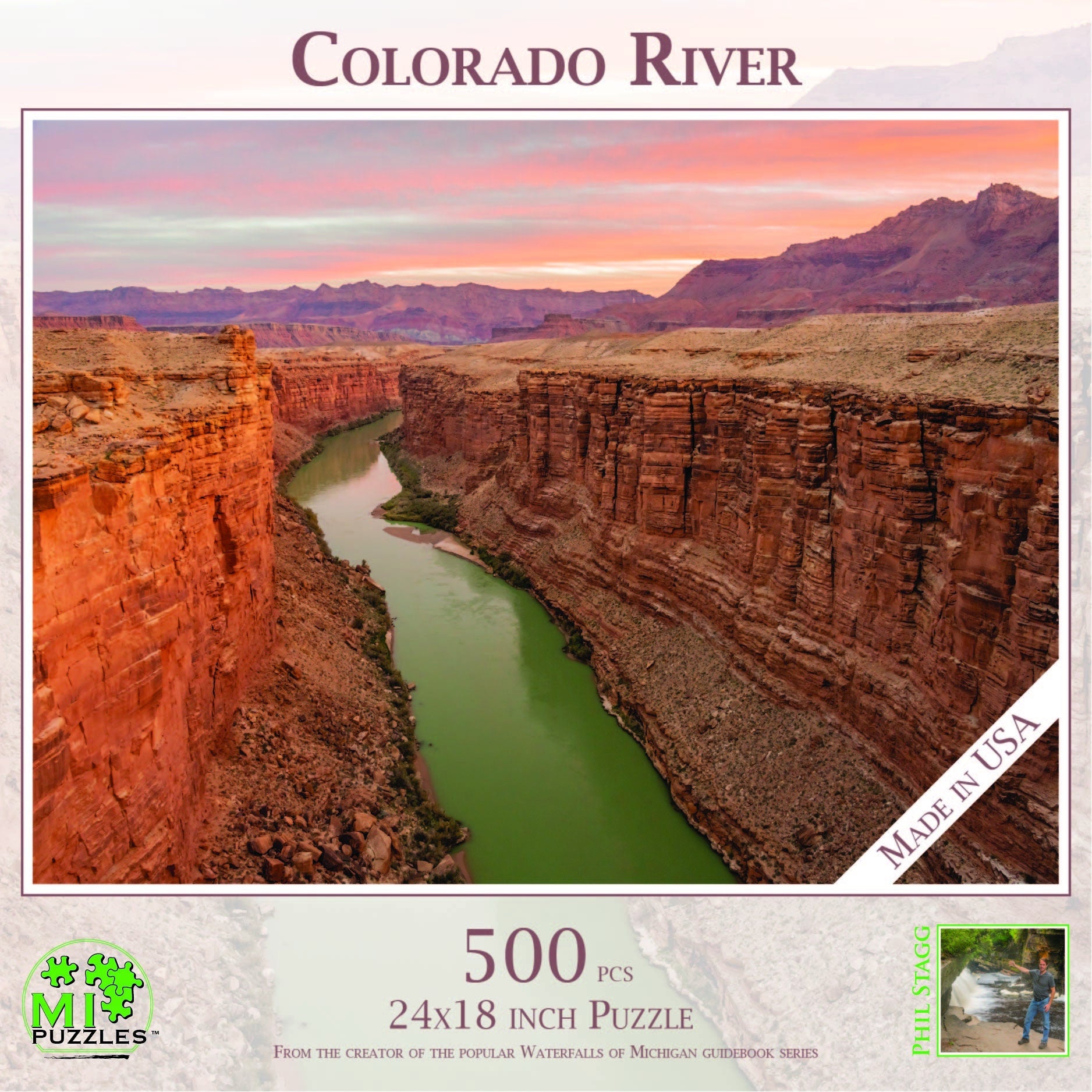 Image of Colorado River - 500 Piece Jigsaw Puzzle - MI Puzzles by Phil Stagg Photography