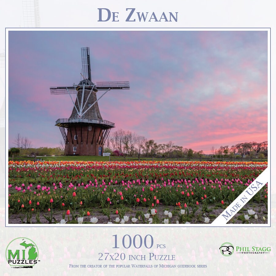Image of De Zwaan - Windmill - 1000 Piece Jigsaw Puzzle - MI Puzzles by Phil Stagg Photography