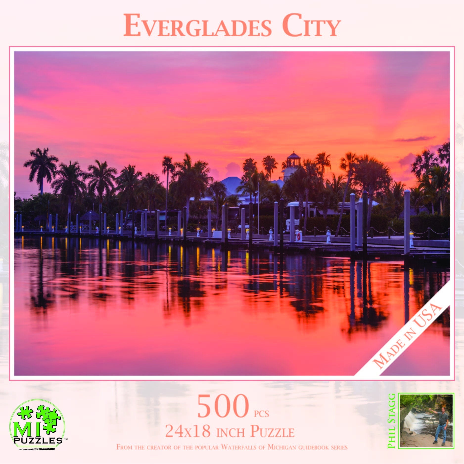 Everglades City - 500 Piece Jigsaw Puzzle - MI Puzzles by Phil Stagg Photography