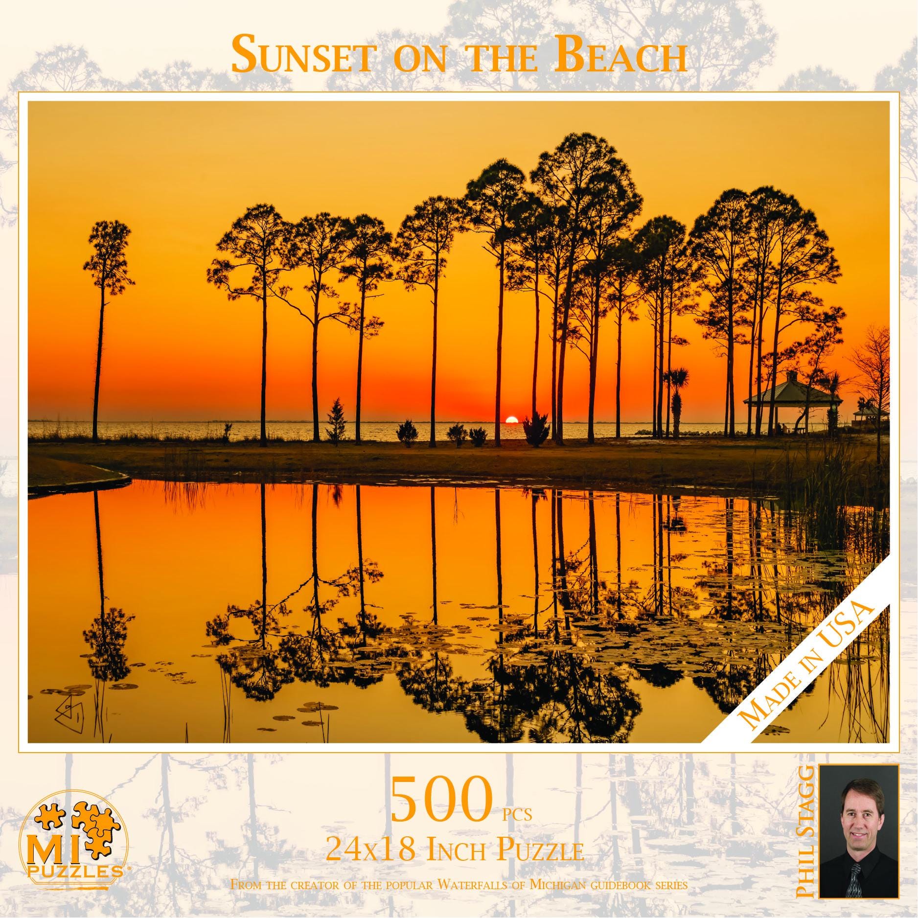 Image of Sunset on the Beach - 500 Piece Jigsaw Puzzle