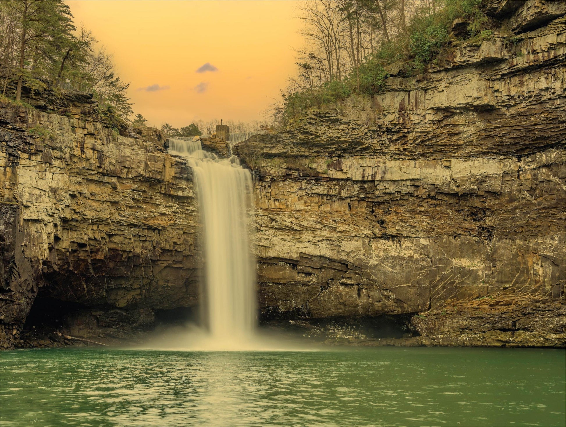 DeSoto Falls - 500 Piece Jigsaw Puzzle - MI Puzzles by Phil Stagg Photography