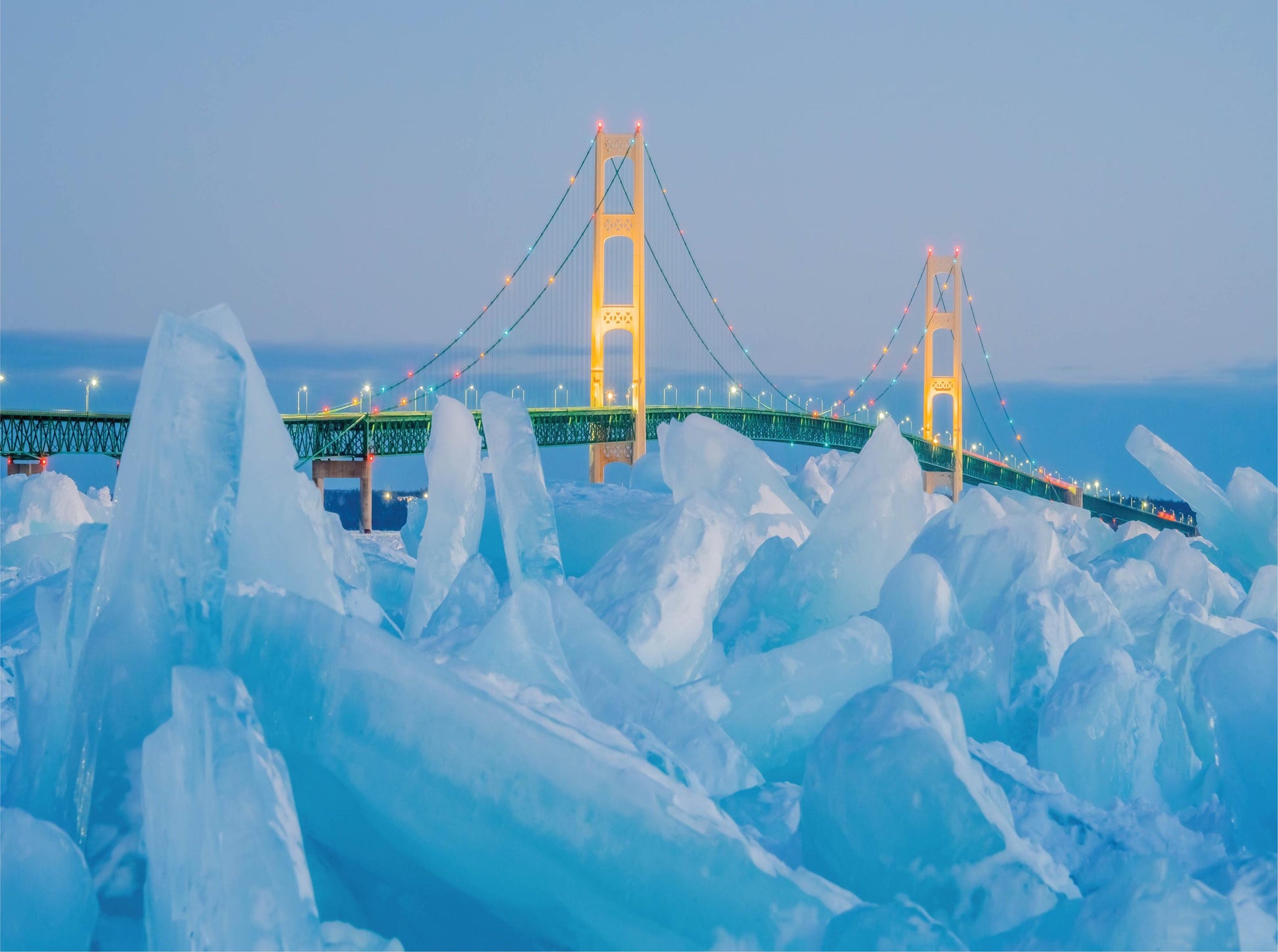 Blue Ice - 1000 Piece Jigsaw Puzzle - MI Puzzles by Phil Stagg Photography
