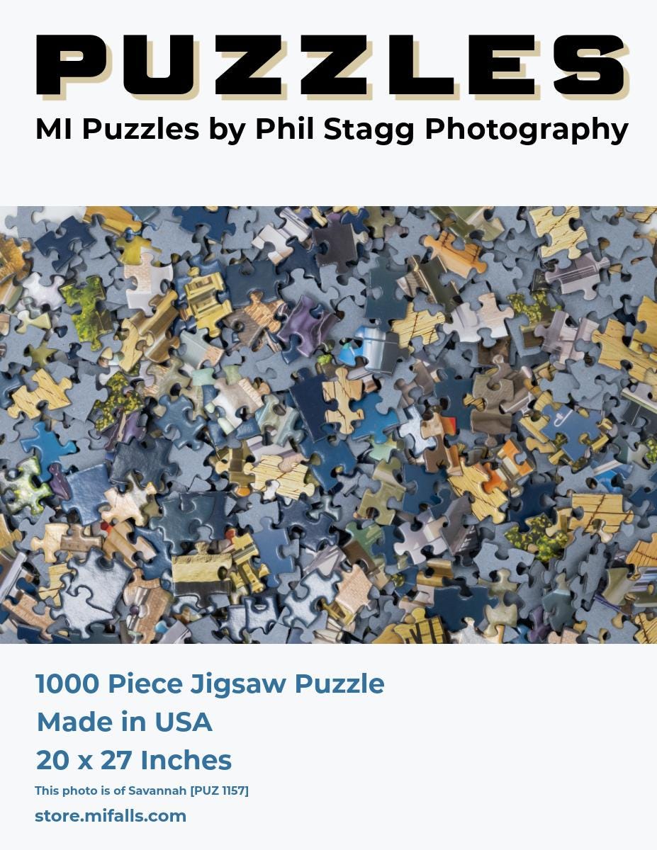 Upper Falls - 1000 Piece Jigsaw Puzzle - MI Puzzles by Phil Stagg Photography